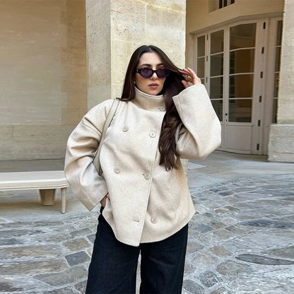 Clarissa Jacket with Stand Collar