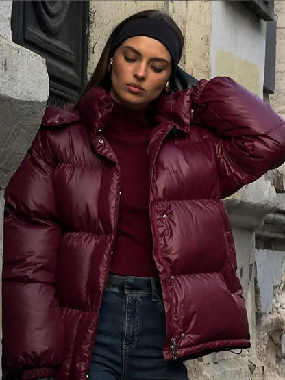 Eliza Hooded Padded Parka Coat