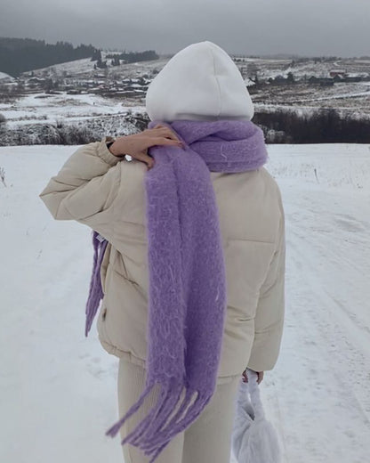 Tanya Tasseled Winter Scarf