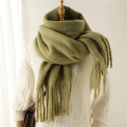 Tanya Tasseled Winter Scarf