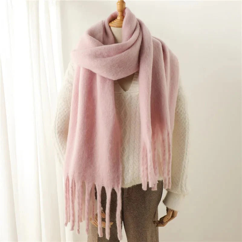 Tanya Tasseled Winter Scarf