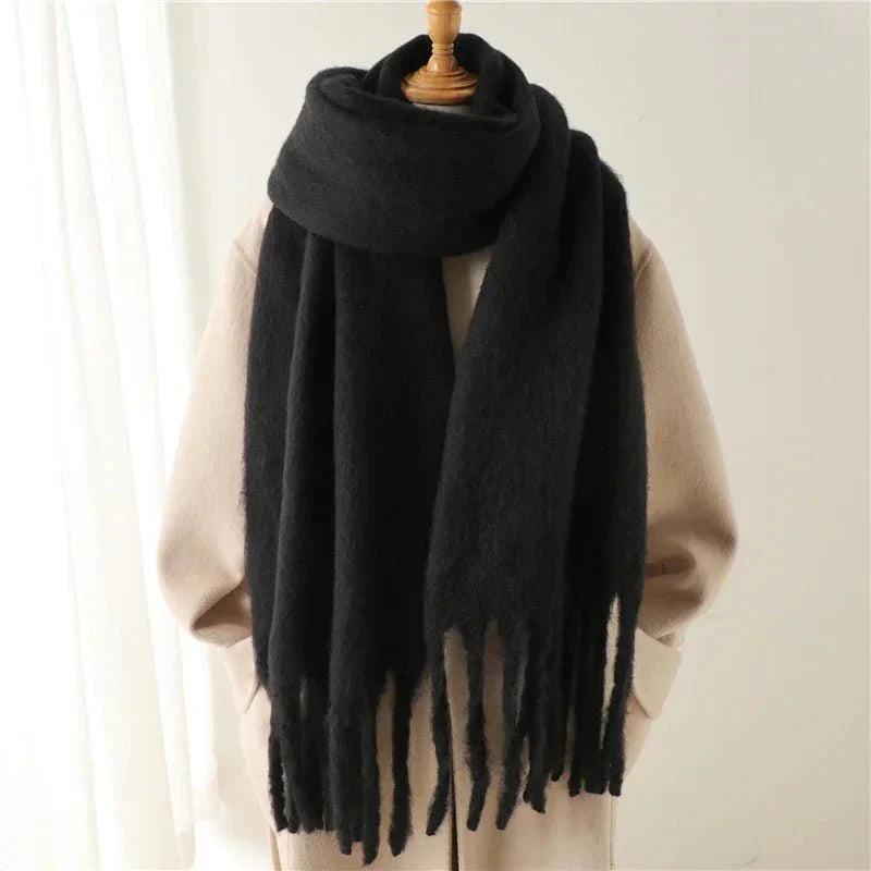 Tanya Tasseled Winter Scarf