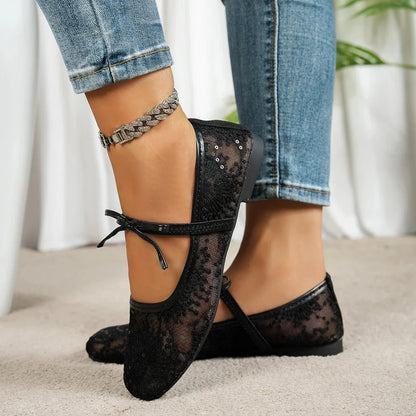 Joan Mesh Ballet Flats