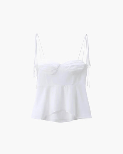 Jada Peplum Corset Cami Top